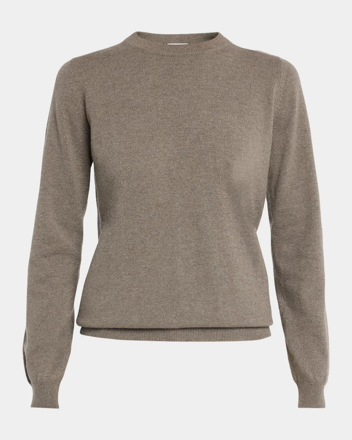 Cashmere Fitted Crewneck Sweater - 1