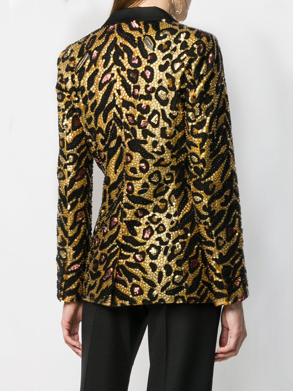 Tiger sequin-embellished blazer - 4