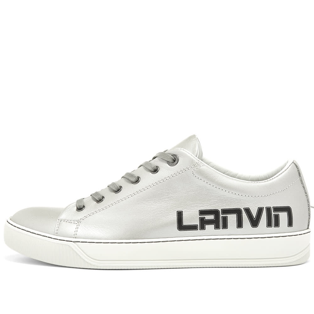 Lanvin Printed Logo Low Top Sneaker - 2