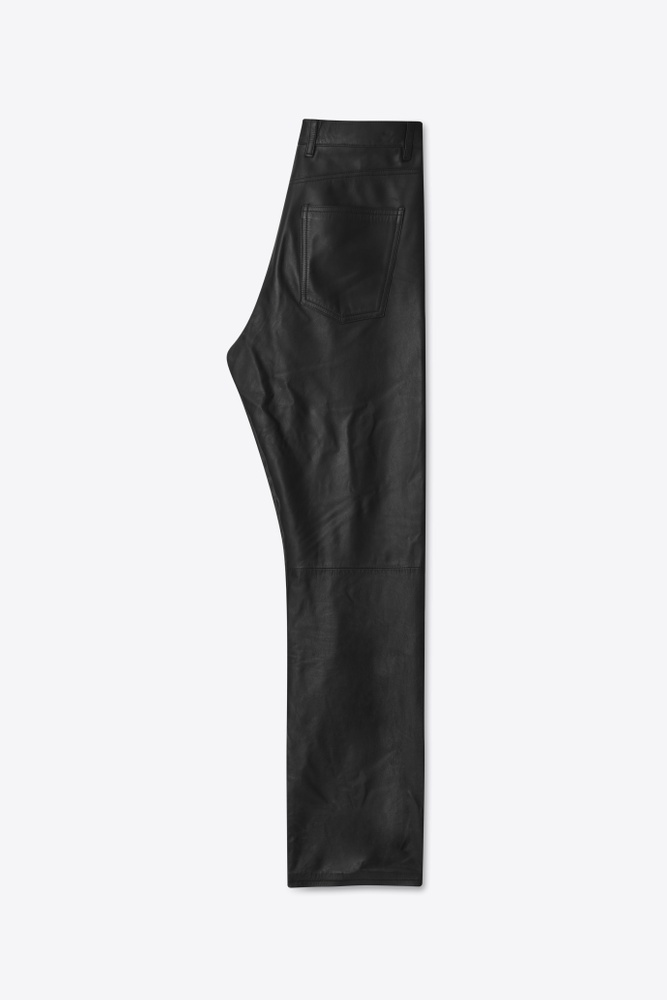 LEATHER PANT 52 BLACK - 4