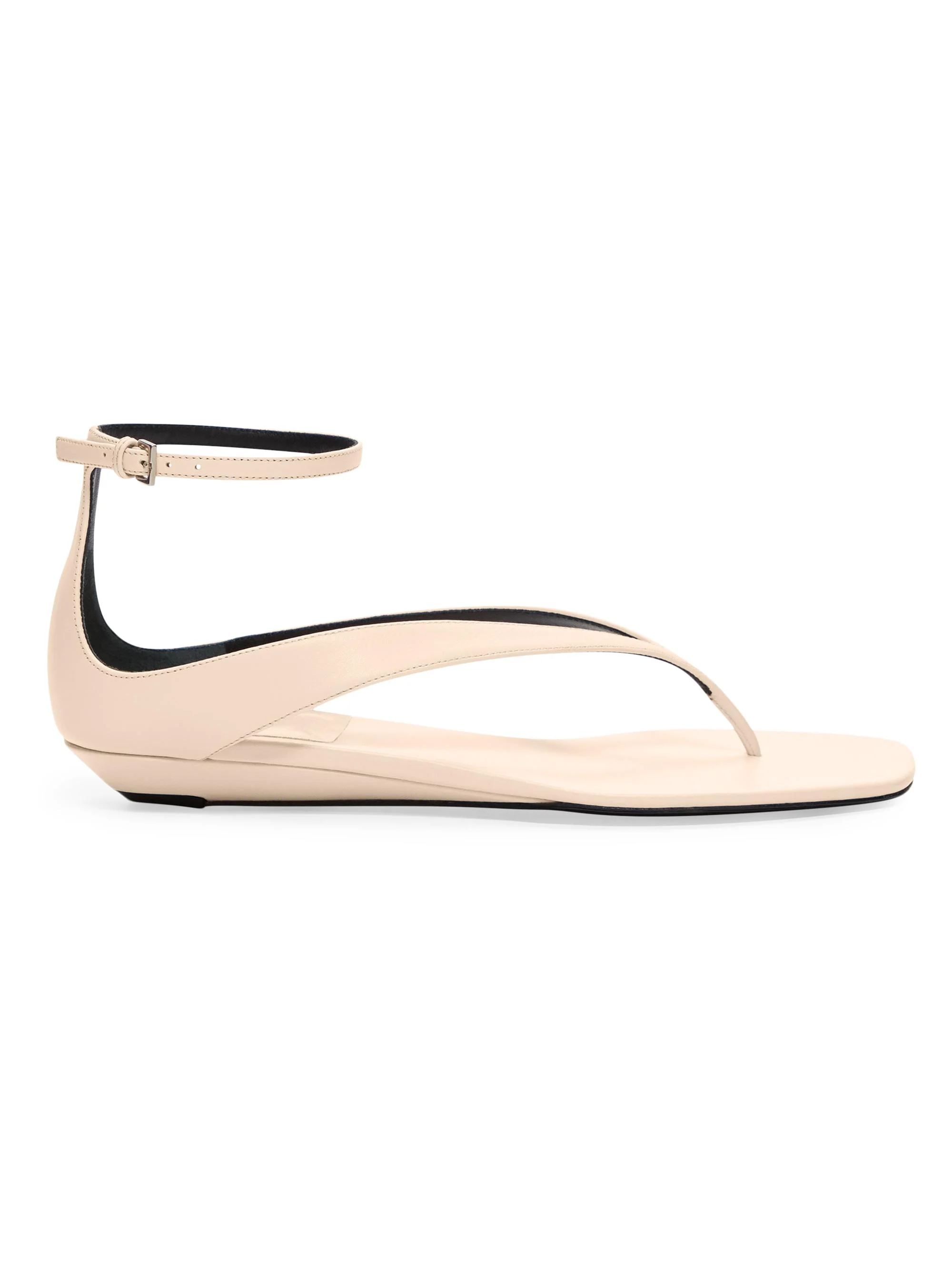Women's Zio Leather Flat Wedge Sandals - Light Pink - 1
