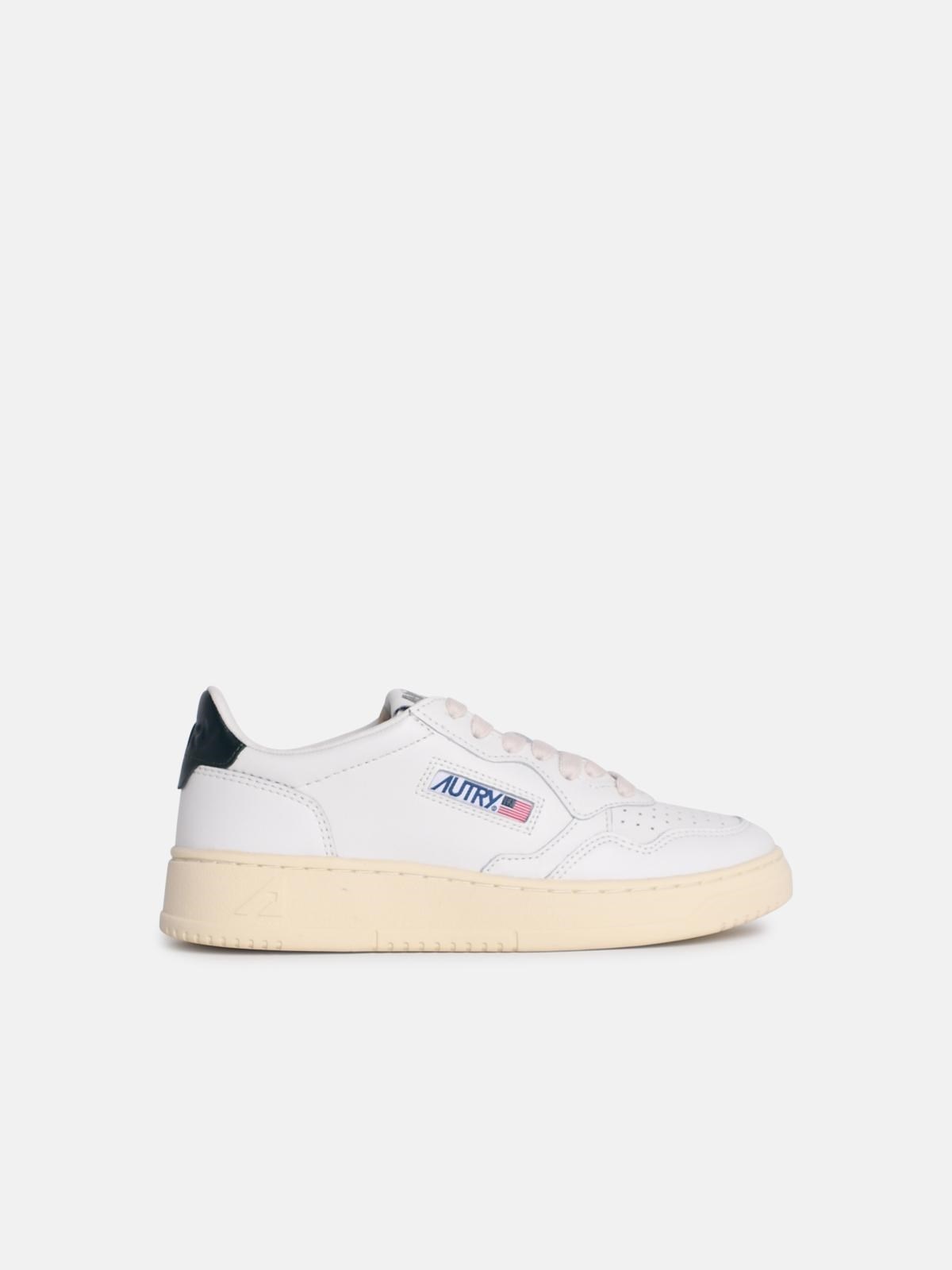 'MEDALIST LOW' WHITE LEATHER SNEAKERS - 1