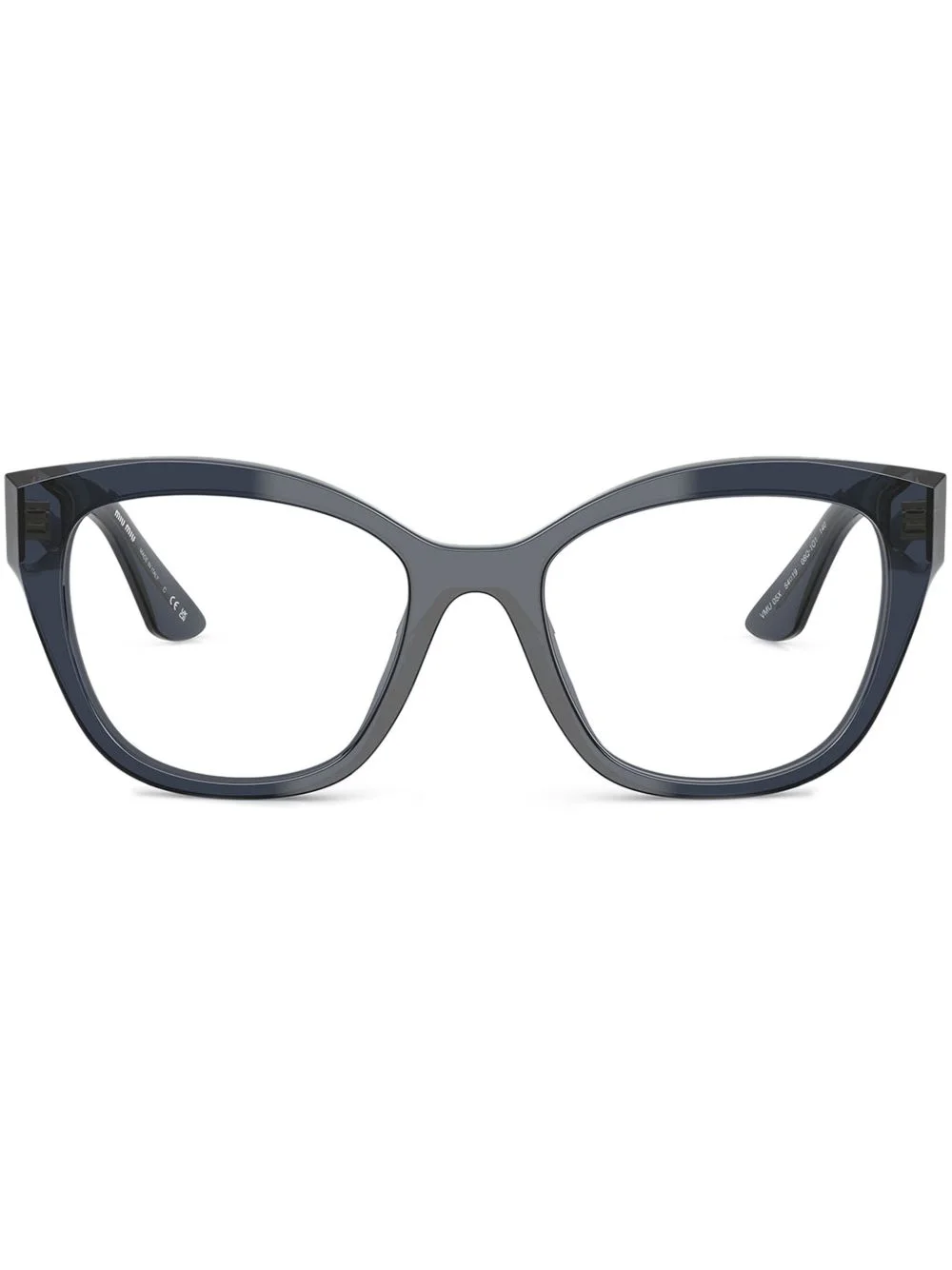 square-frame glasses - 1
