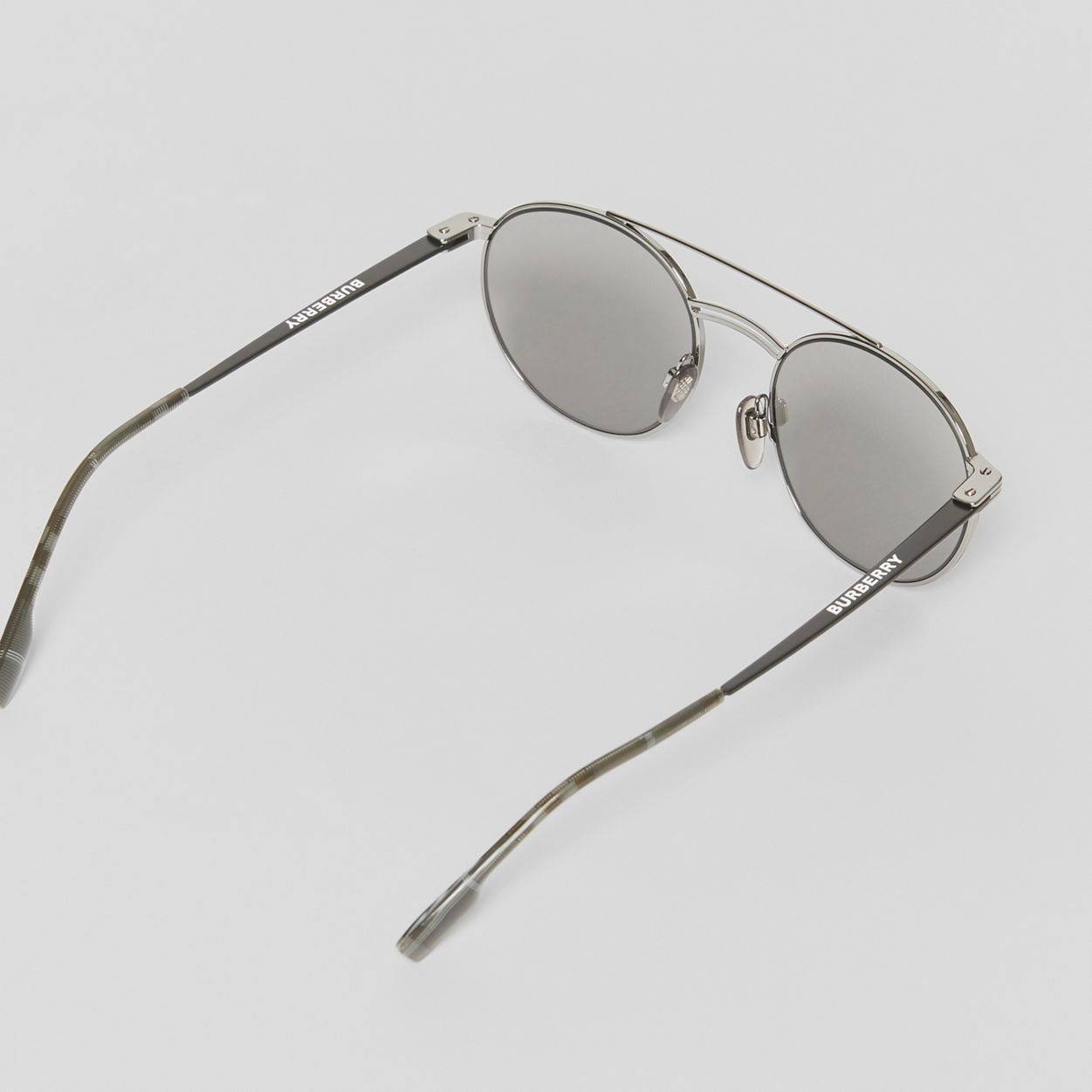 Top Bar Detail Round Frame Sunglasses - 5