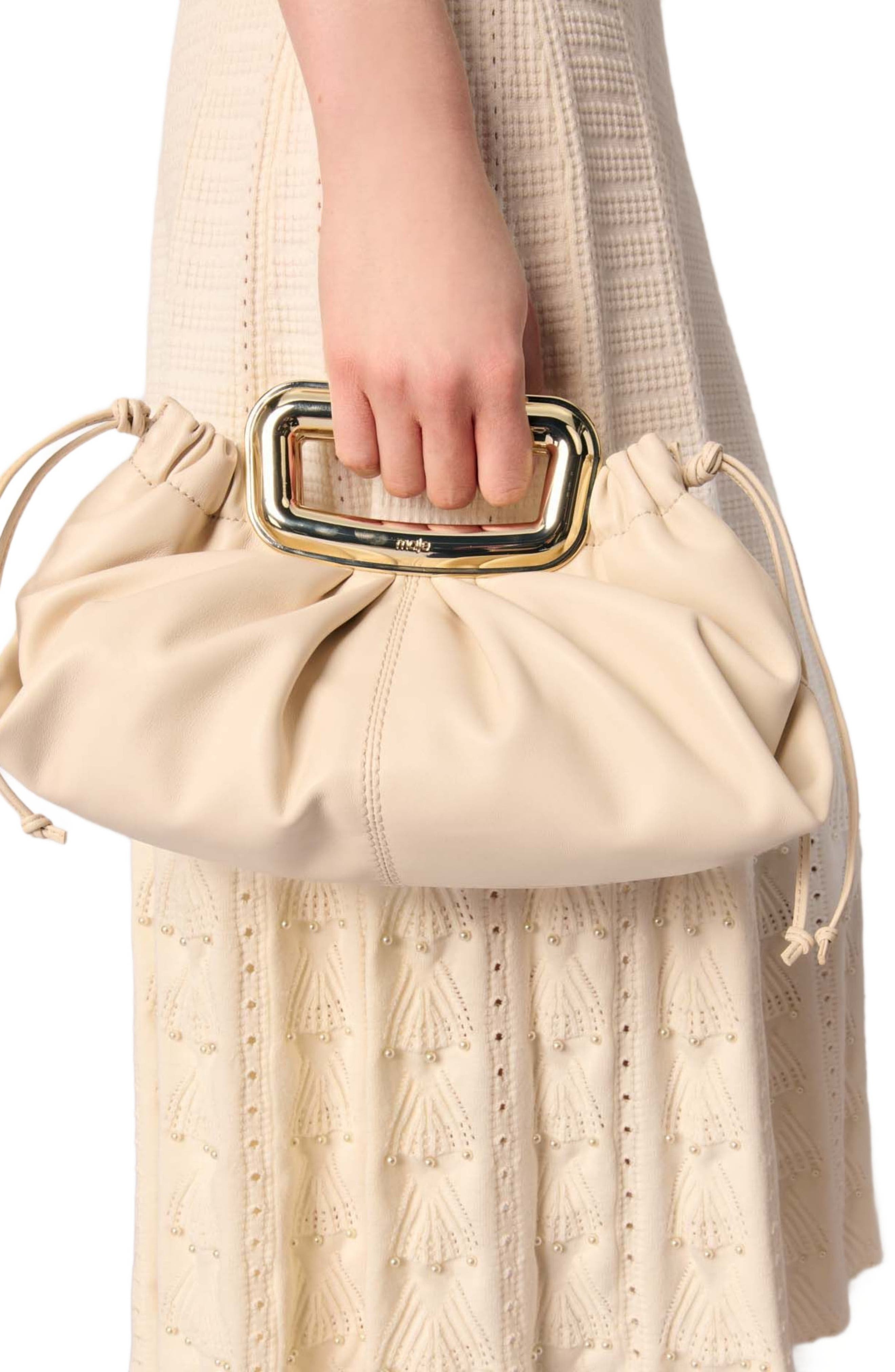 maje Beaded pointelle knit dress in White at Nordstrom - 8