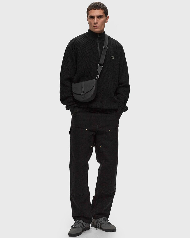 Fred Perry WAFFLE STITCH HALF ZIP JUMPER outlook