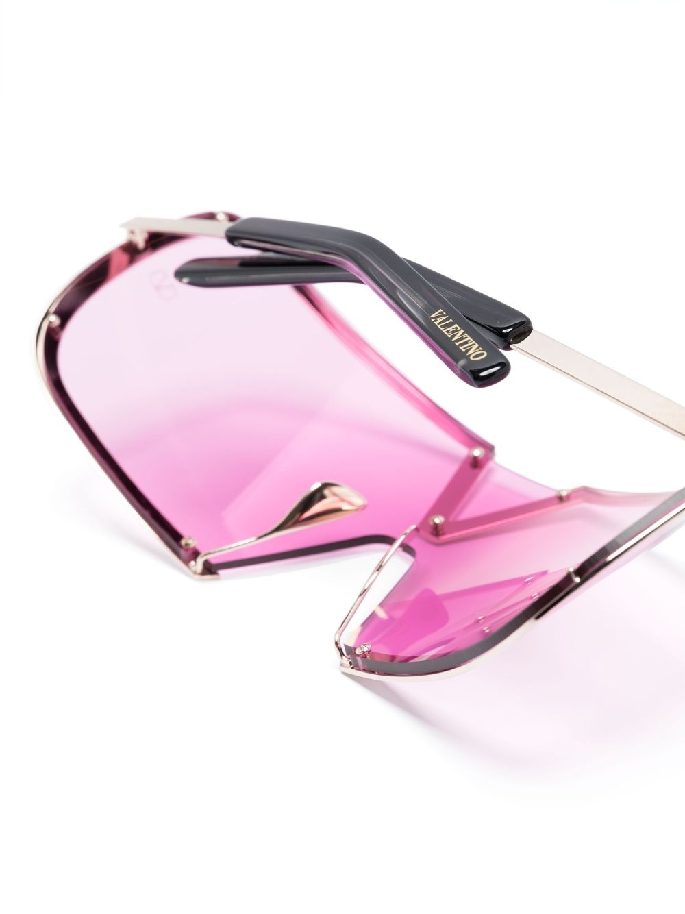 VLogo curved sunglasses - 3