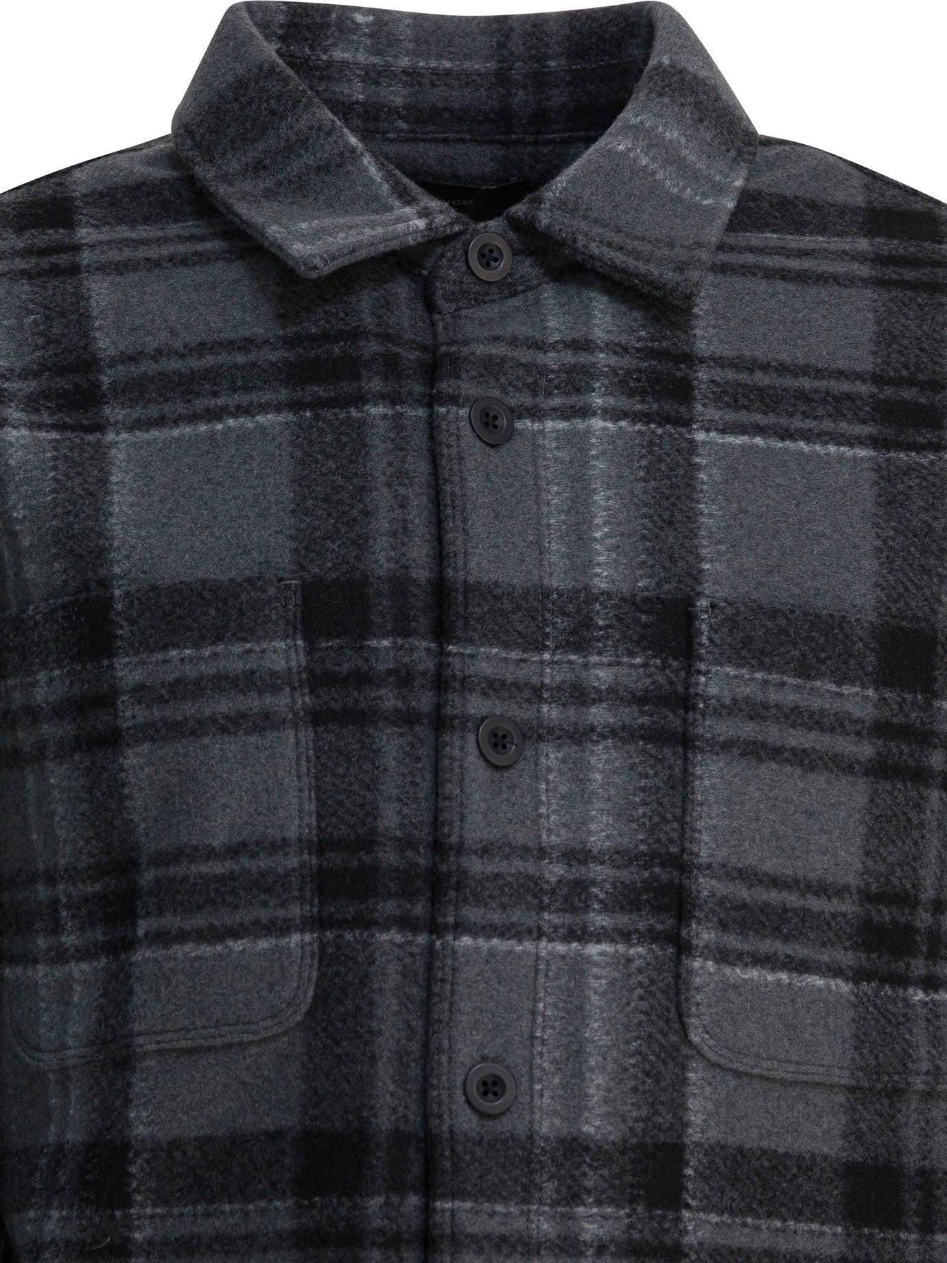 Check Overshirt Jacket Jackets Grey - 3