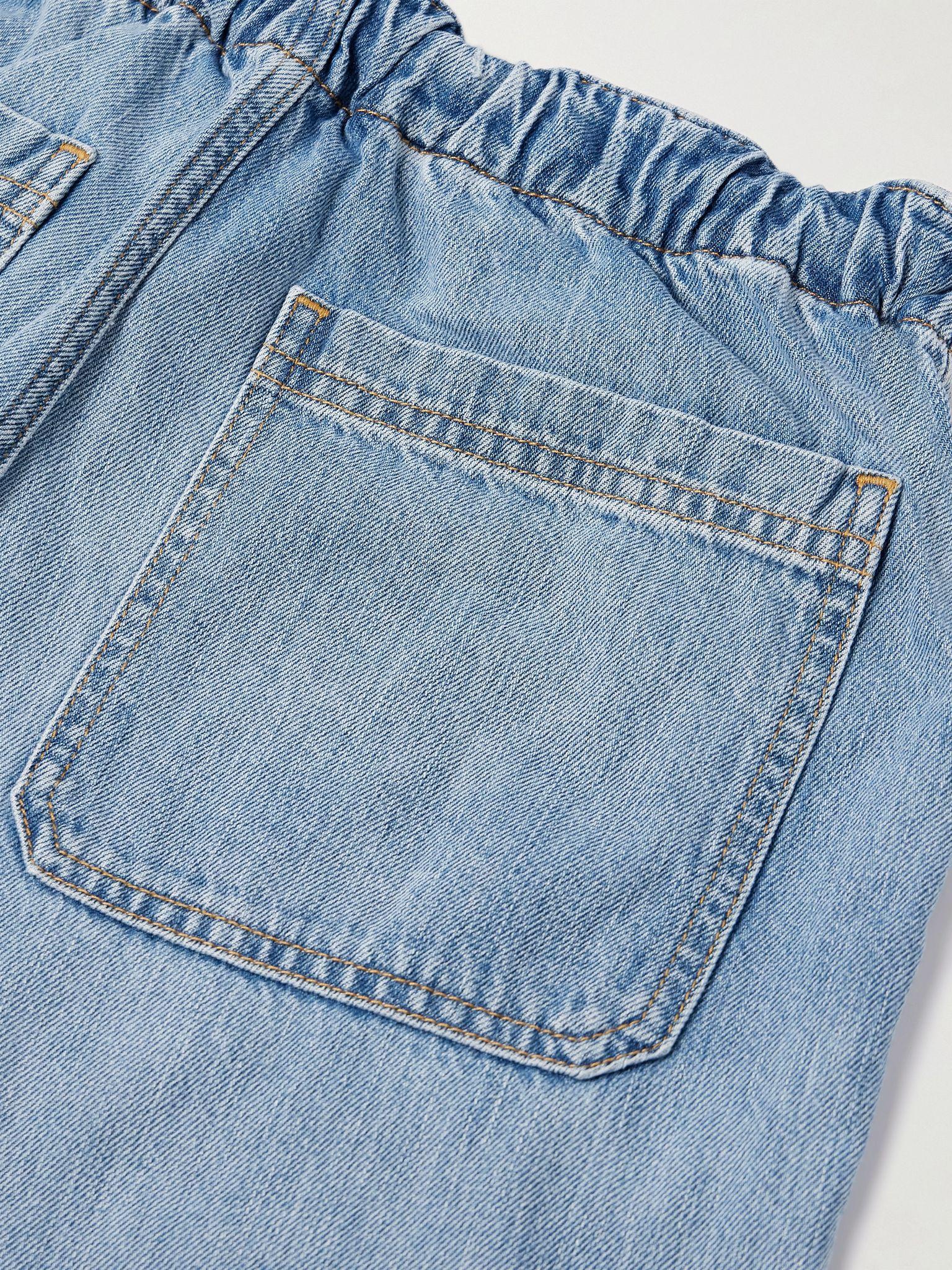 Beach mid-rise straight-leg jeans Mid denim - 6