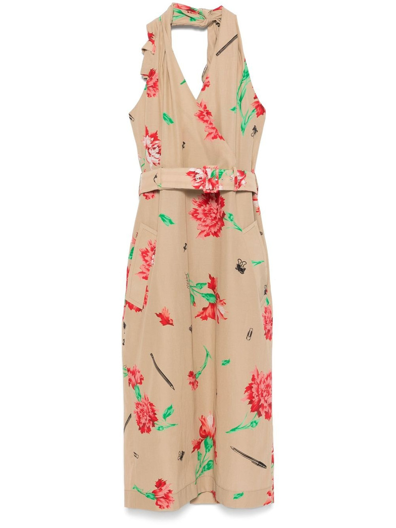 belted midi dress 1