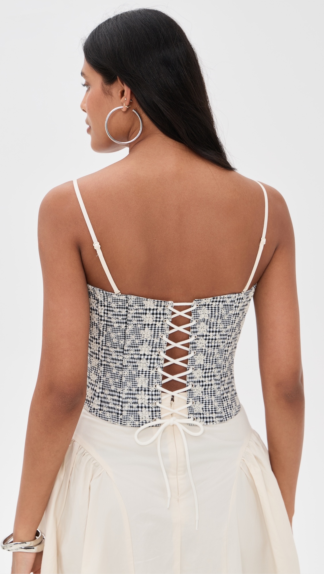 Genevieve Gingham Bustier - 2