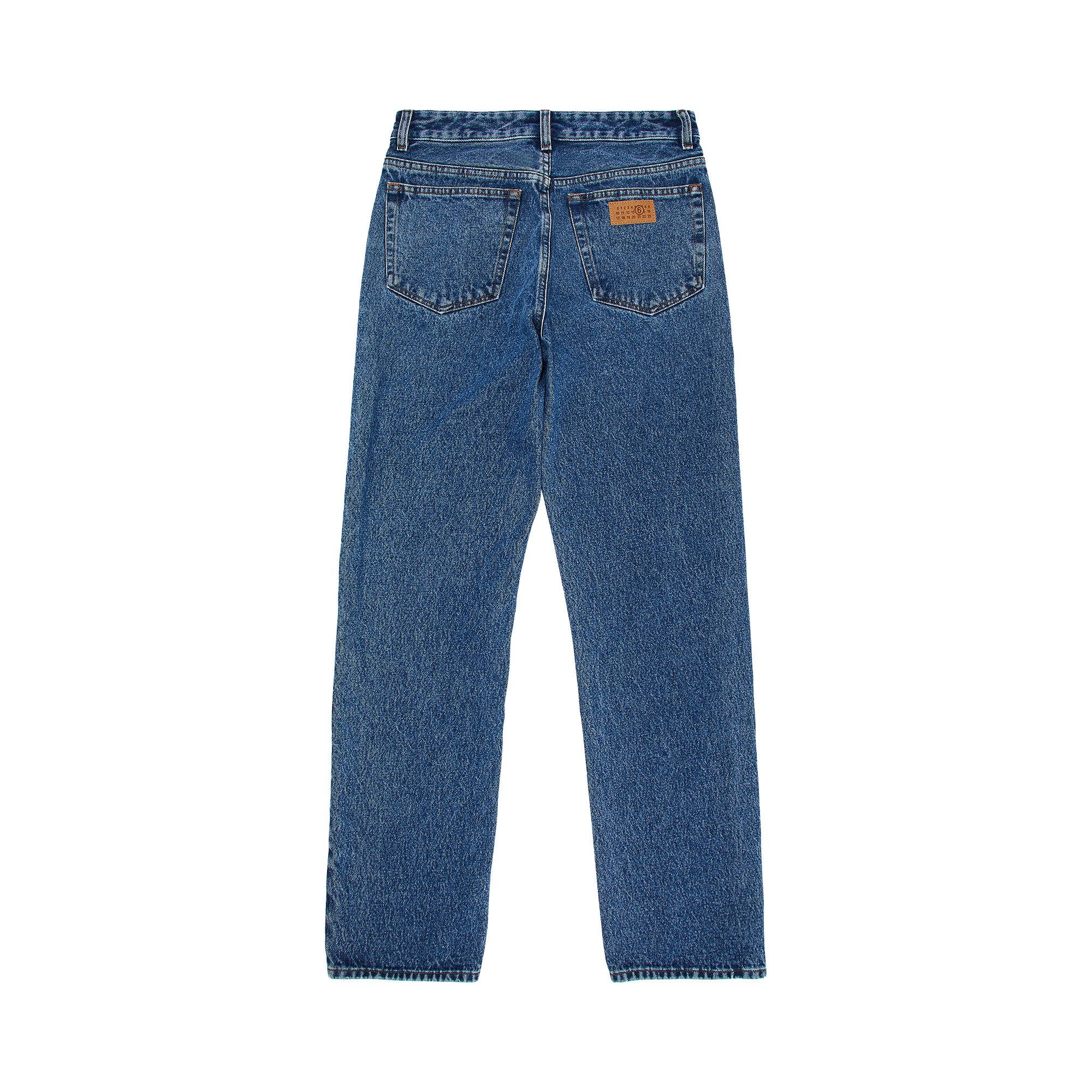 MM6 Maison Margiela 5 Pockets Denim Pants 'Medium Blue' - 2