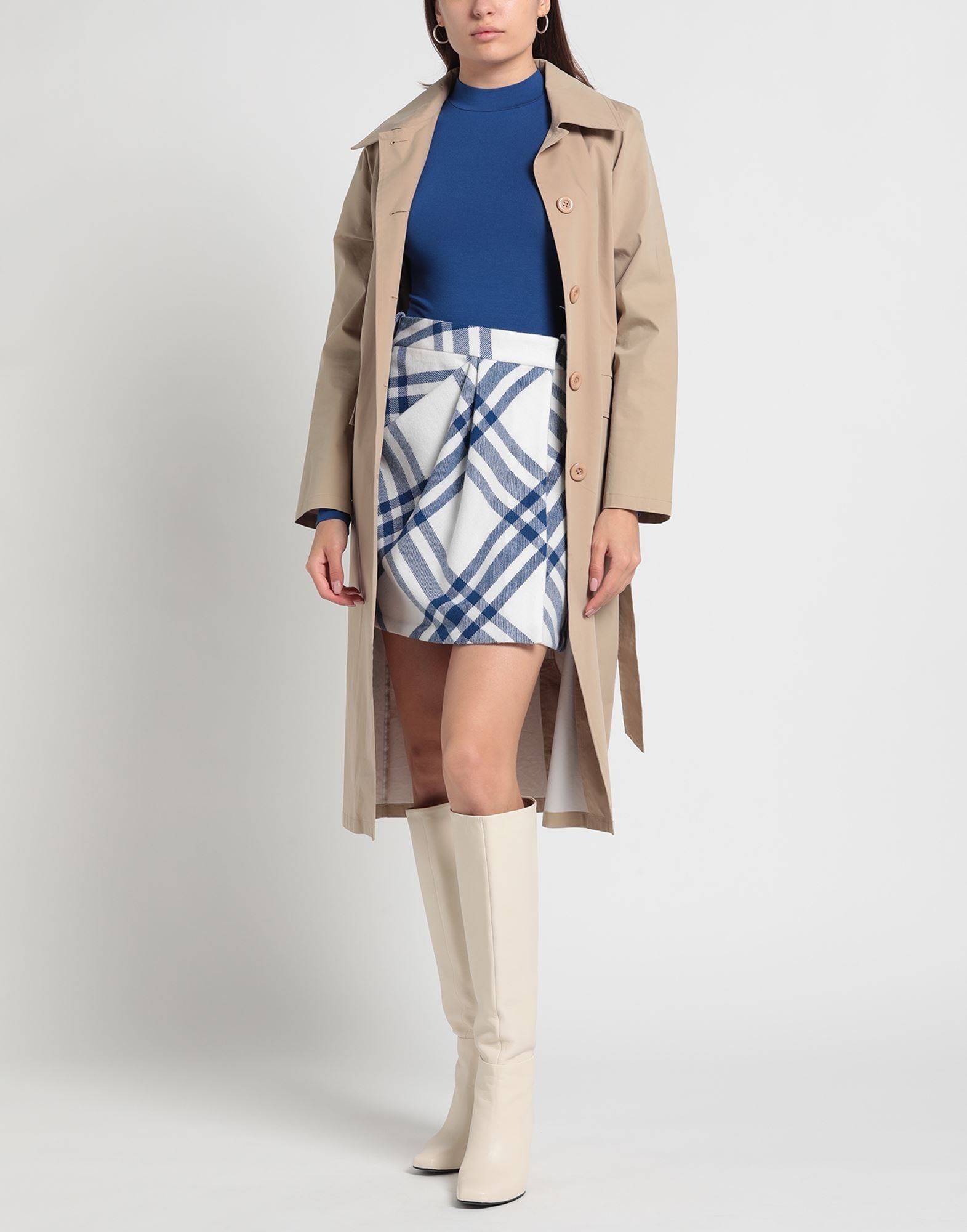 Blue Women's Mini Skirt - 3