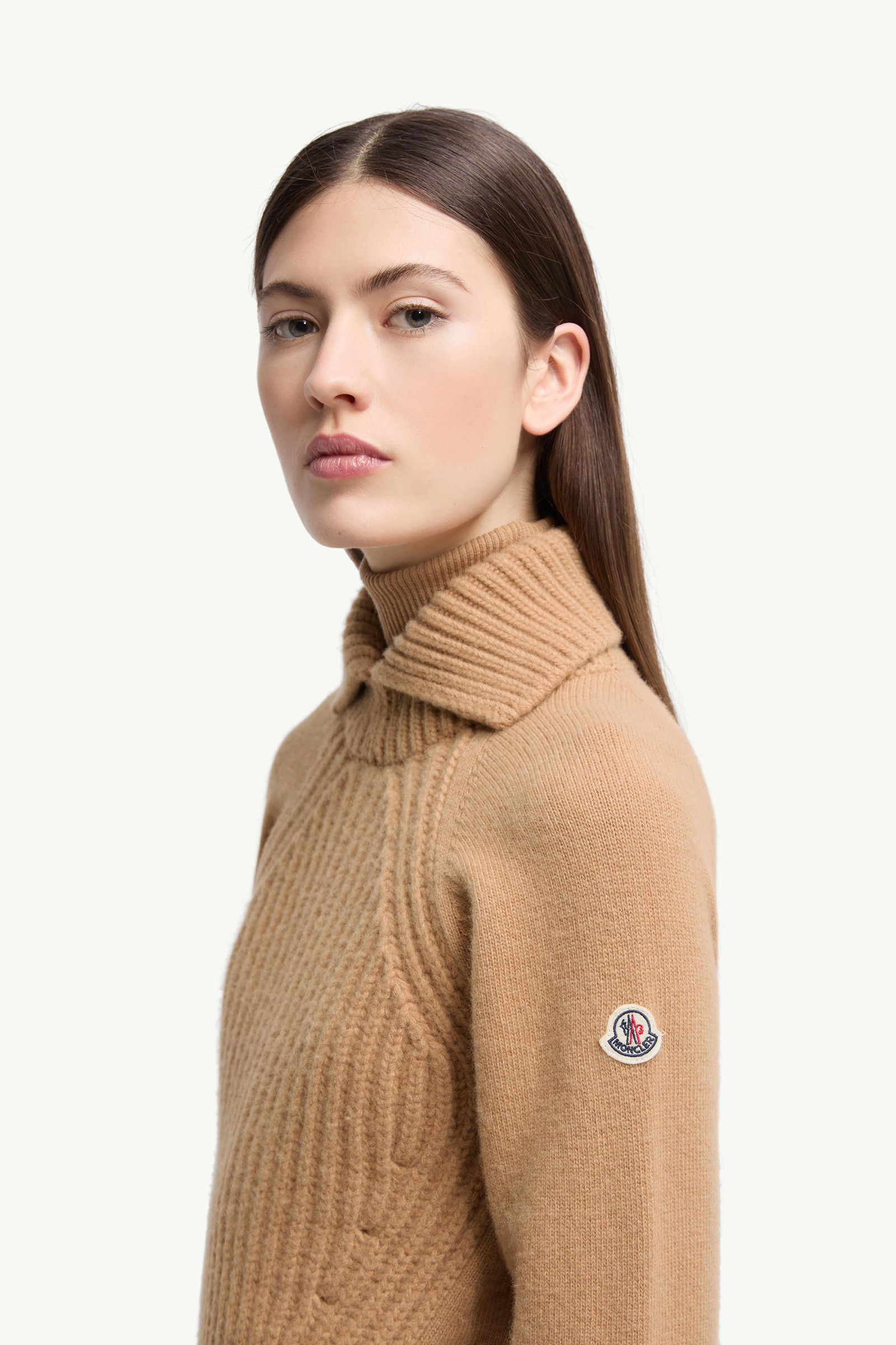 Wool & Cashmere High Collar Sweater - 4
