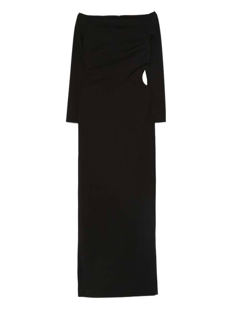 Mircea off-shoulder cut-out maxi dress 1