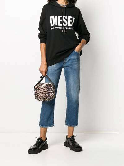 Diesel F-ANG logo print hoodie outlook