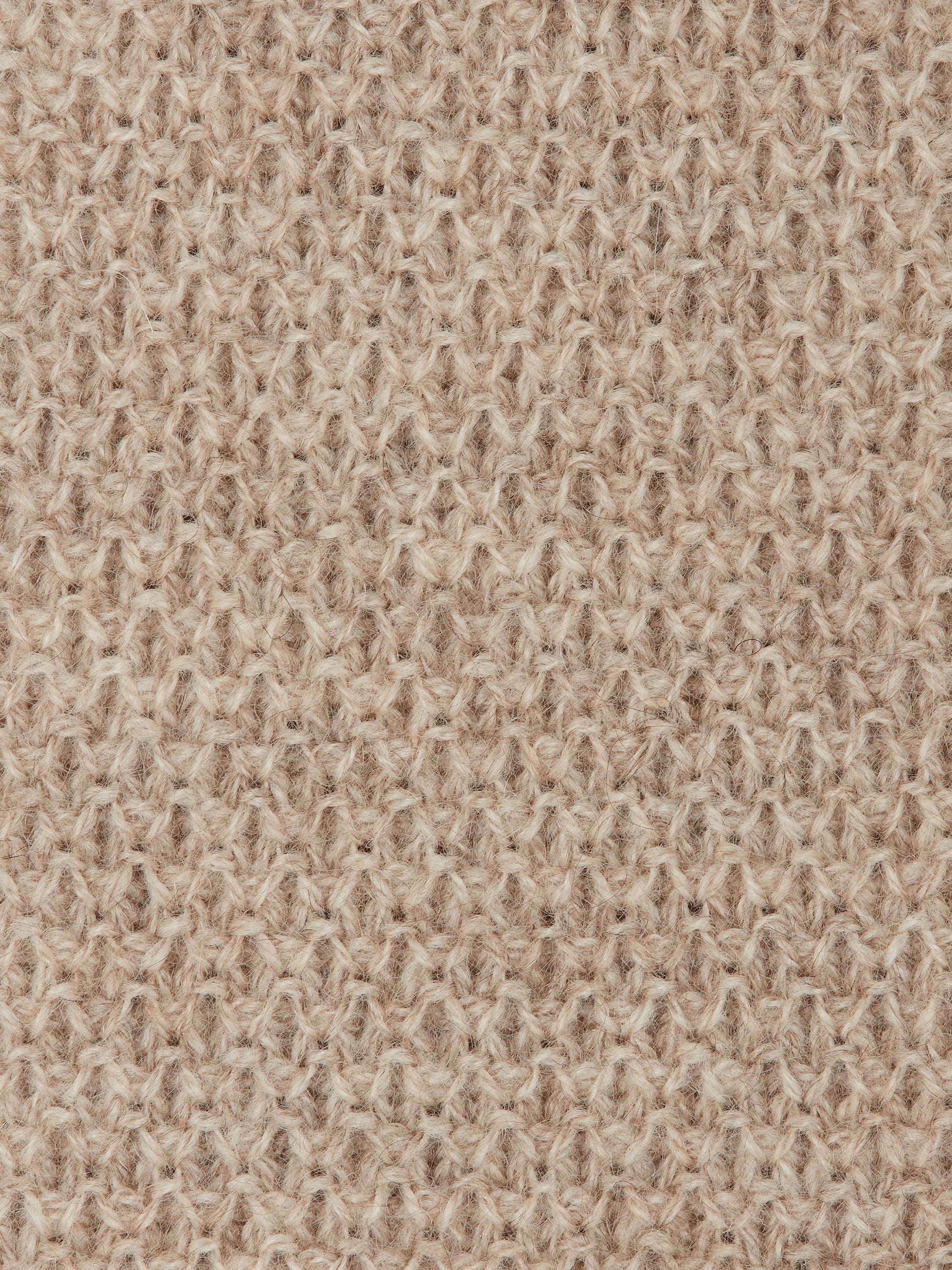 BEIGE OASI CASHMERE TIE - 2