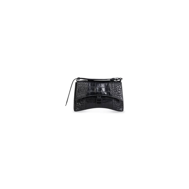Women's Downtown Xs Shoulder Bag Crocodile Embossed in Black 6