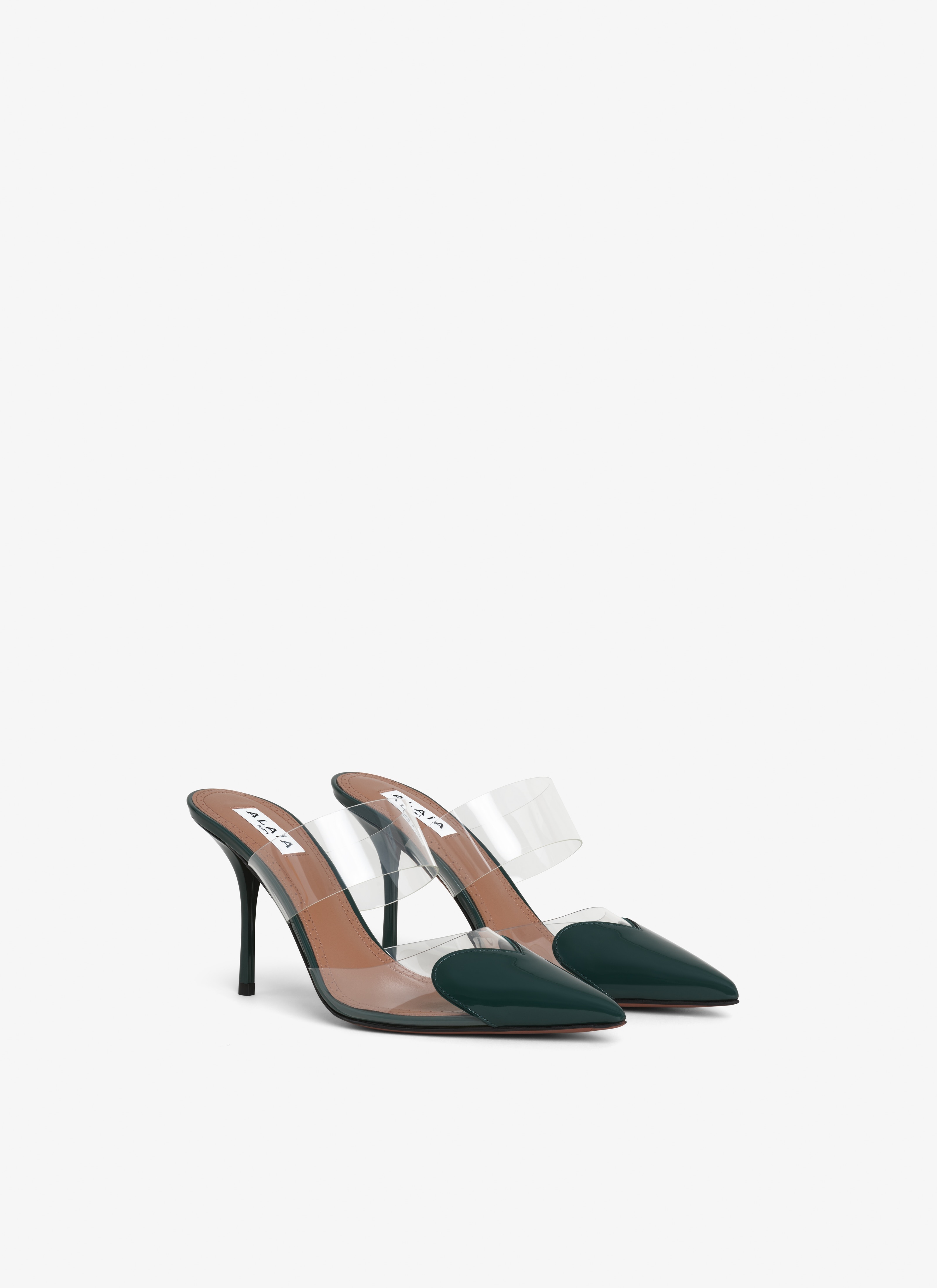 LE CŒUR MULES IN PATENT CALFSKIN - 3