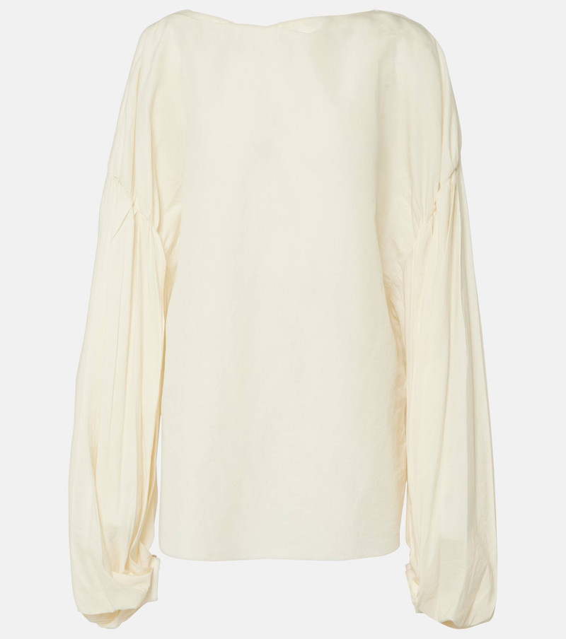 Quico silk and cotton organza top - 1
