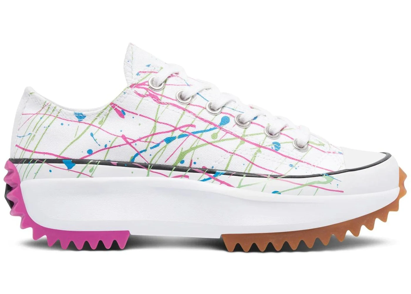Converse Run Star Hike Ox Paint Splatter White (W) - 1