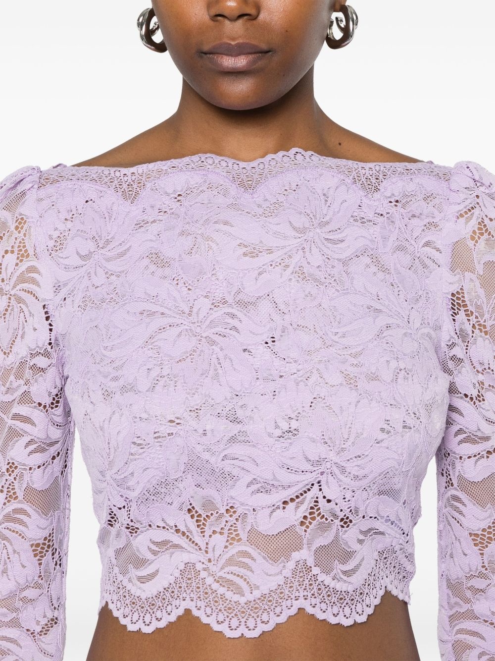 lace crop top - 5