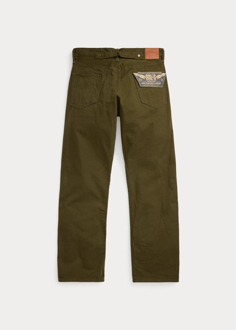 RRL by Ralph Lauren Limited-Edition Olive Selvedge Jean outlook