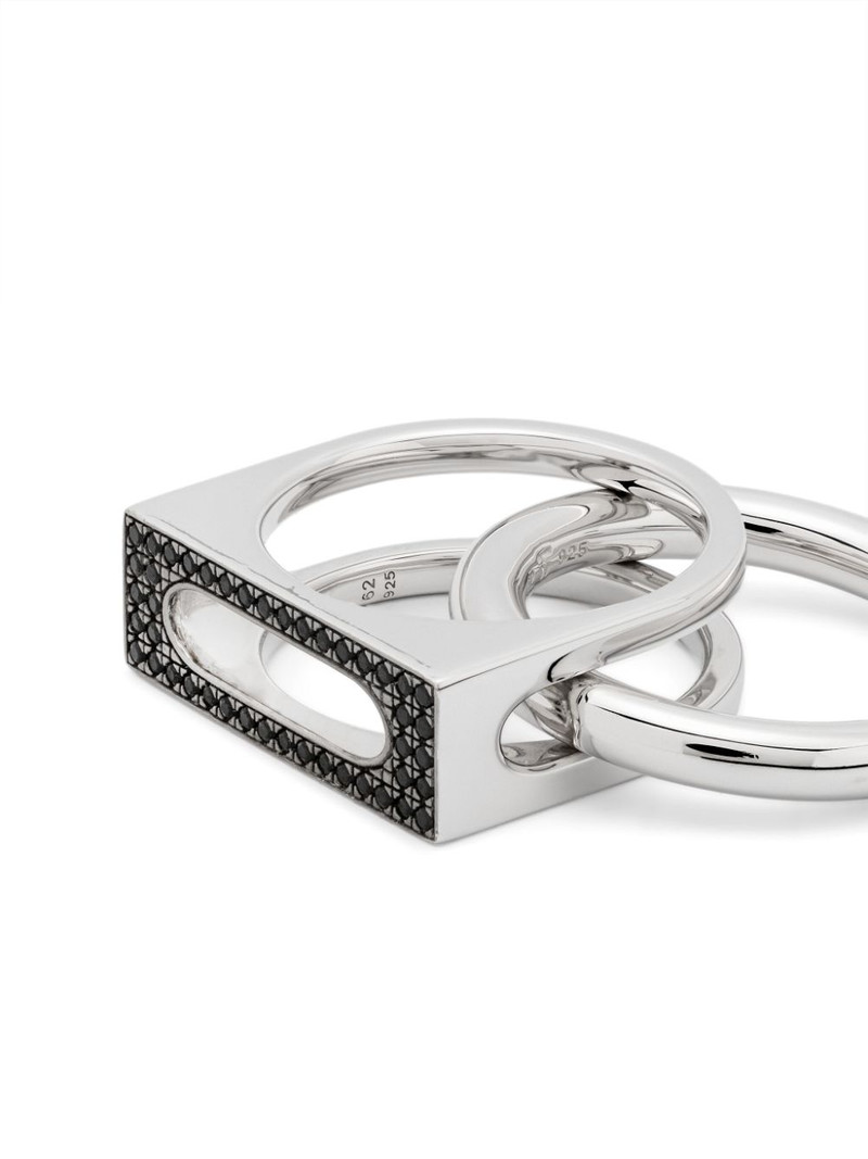 black-spinel rings (set of two) 3