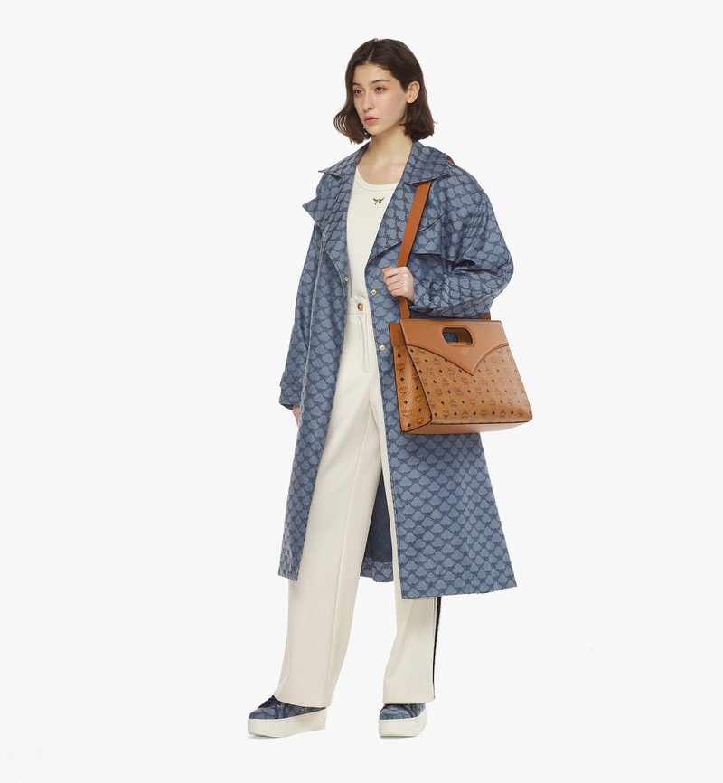 MCM Diamond Tote in Visetos Leather Mix outlook