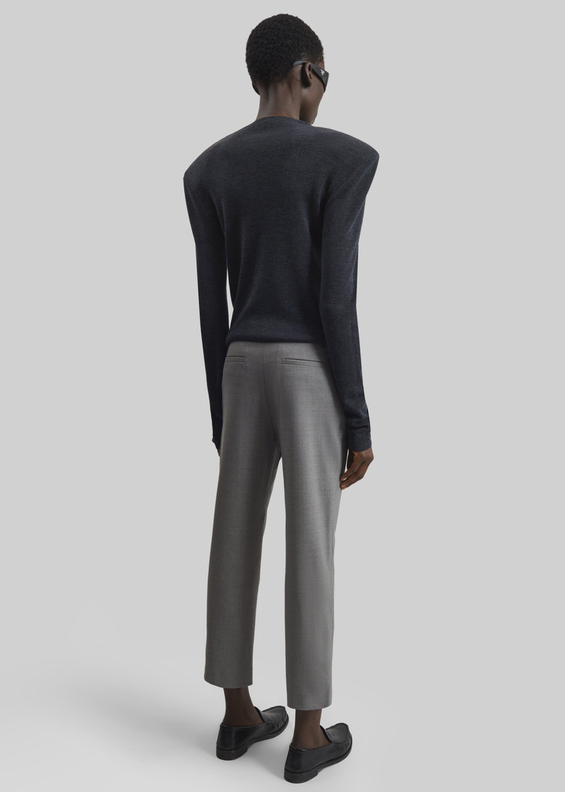 Loulou de Saison Carlo Straight Leg Pants - Grey 7