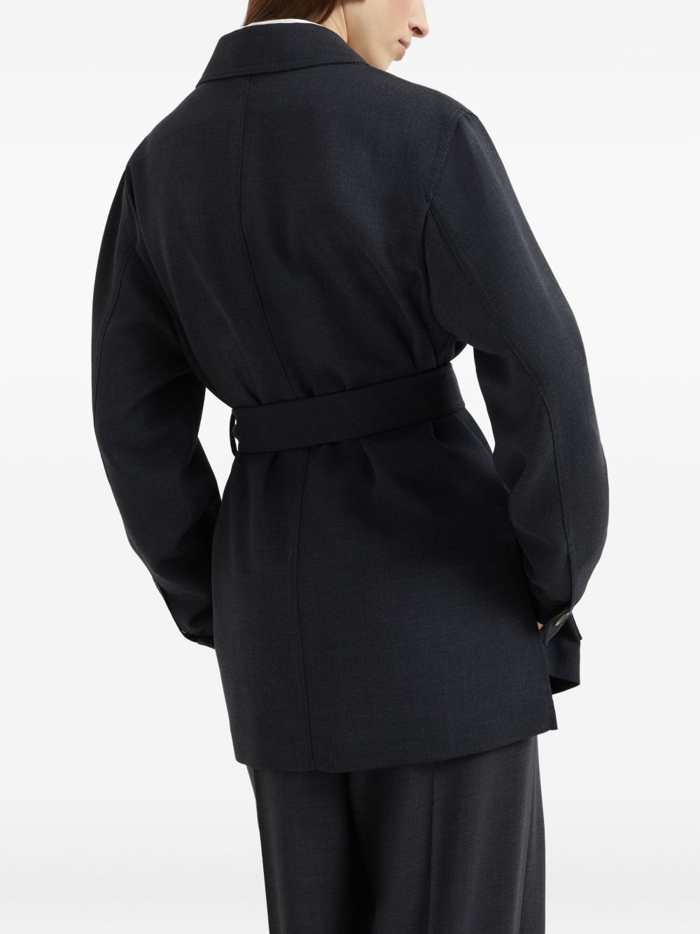 Fluid twill blazer - 4