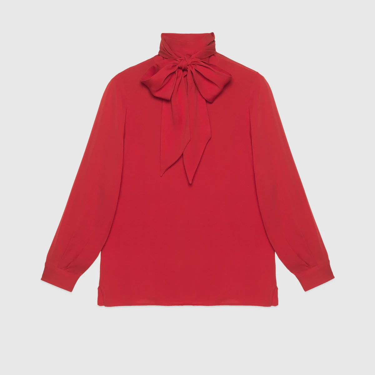 2015 Re-Edition silk shirt with bow - 1