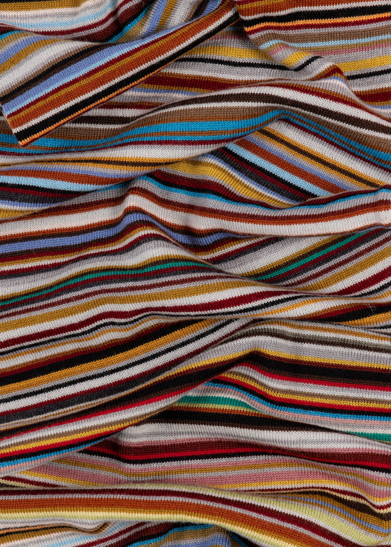 Paul Smith 'Signature Stripe' Merino Wool Beanie Hat & Scarf Gift Set outlook