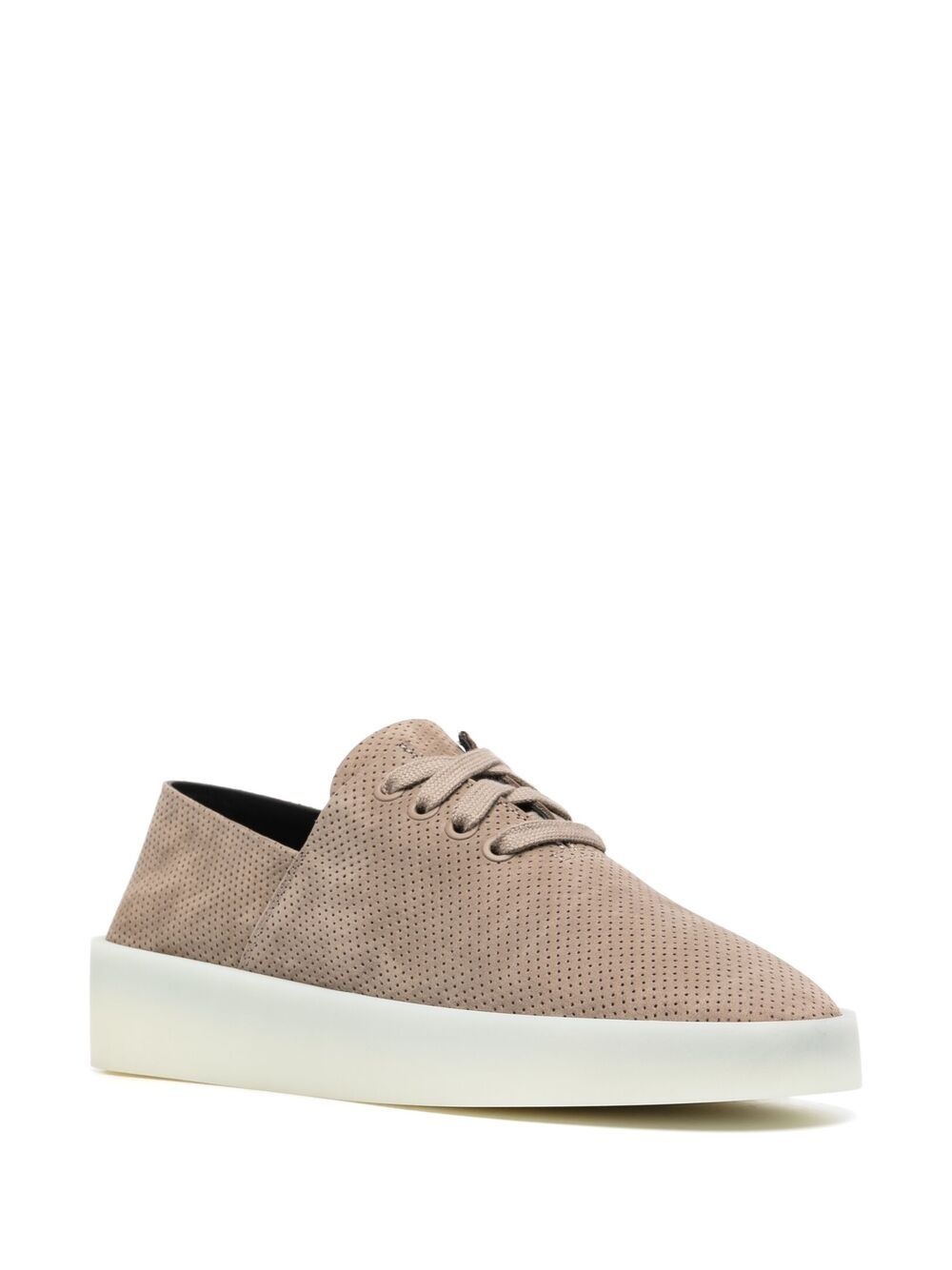 perforated low-top sneakers - 2