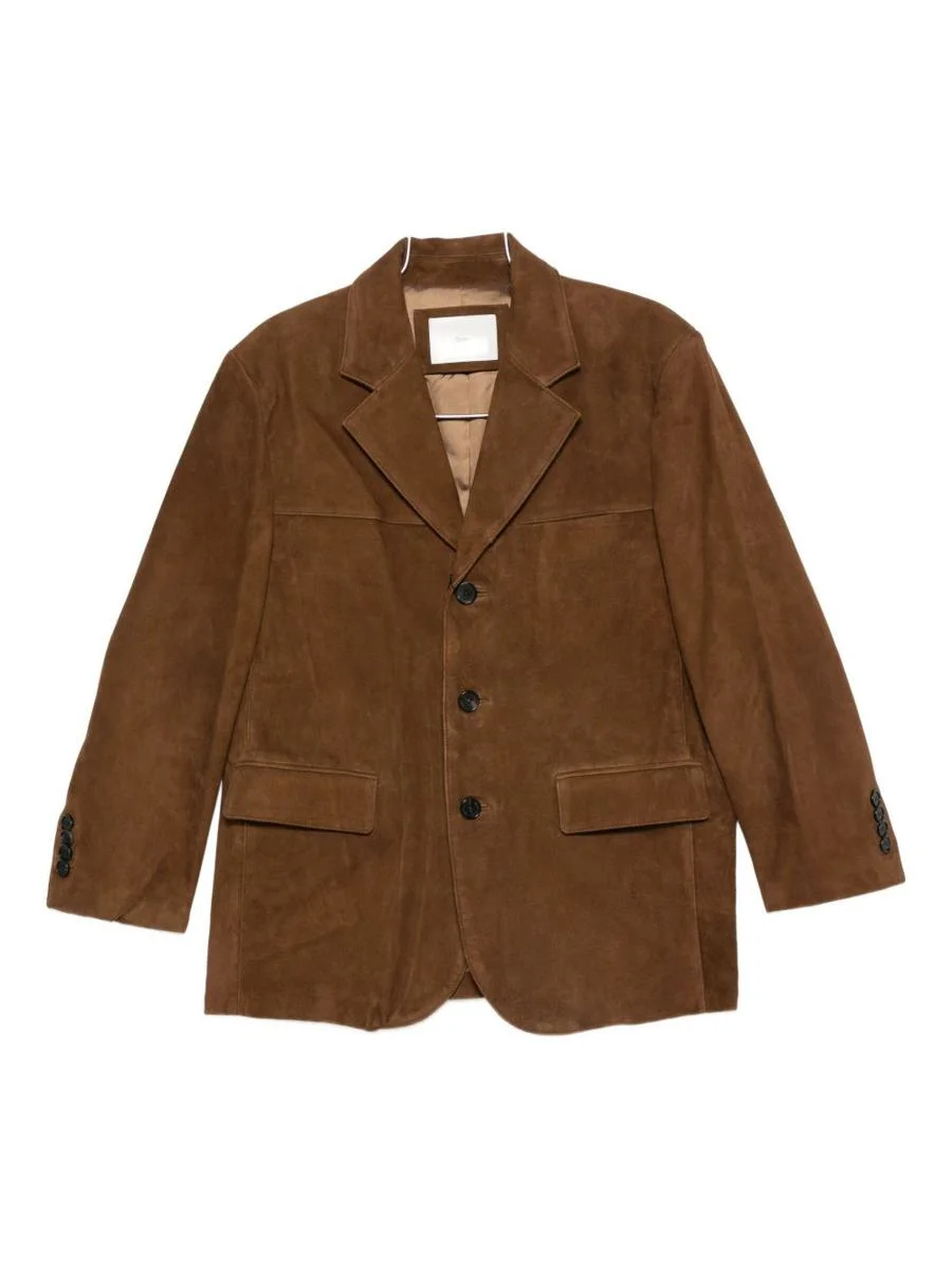 Dunst Suede Single-Breasted Jacket - 1