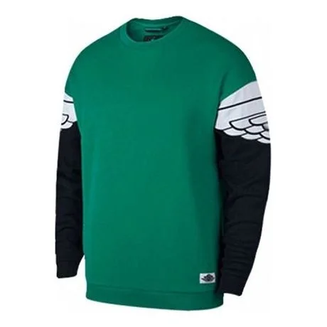 Men's Air Jordan Arm Logo Pullover Sports Green AO0427-302 - 1