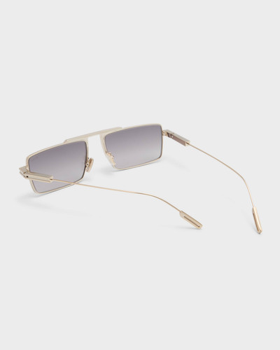 ZEGNA Men's EZ0233 Metal Rectangle Sunglasses outlook