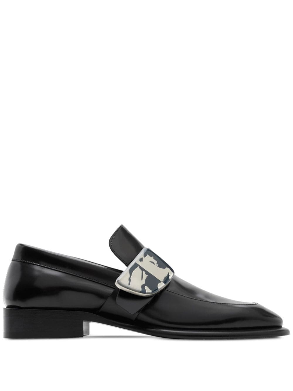 Shield leather loafers - 1