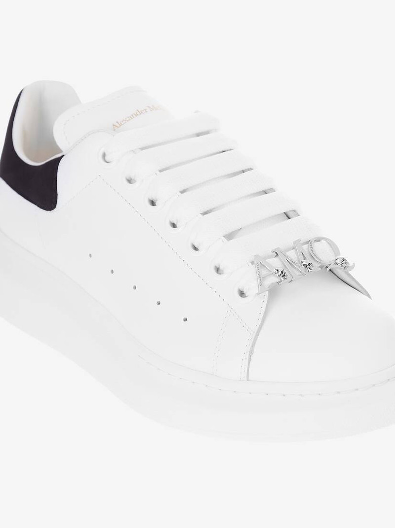 Alphabet Sneaker Charm in Silver 3