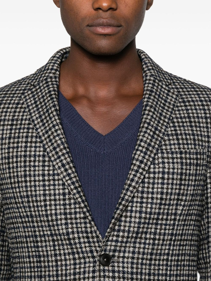 checked two-pocket blazer 5