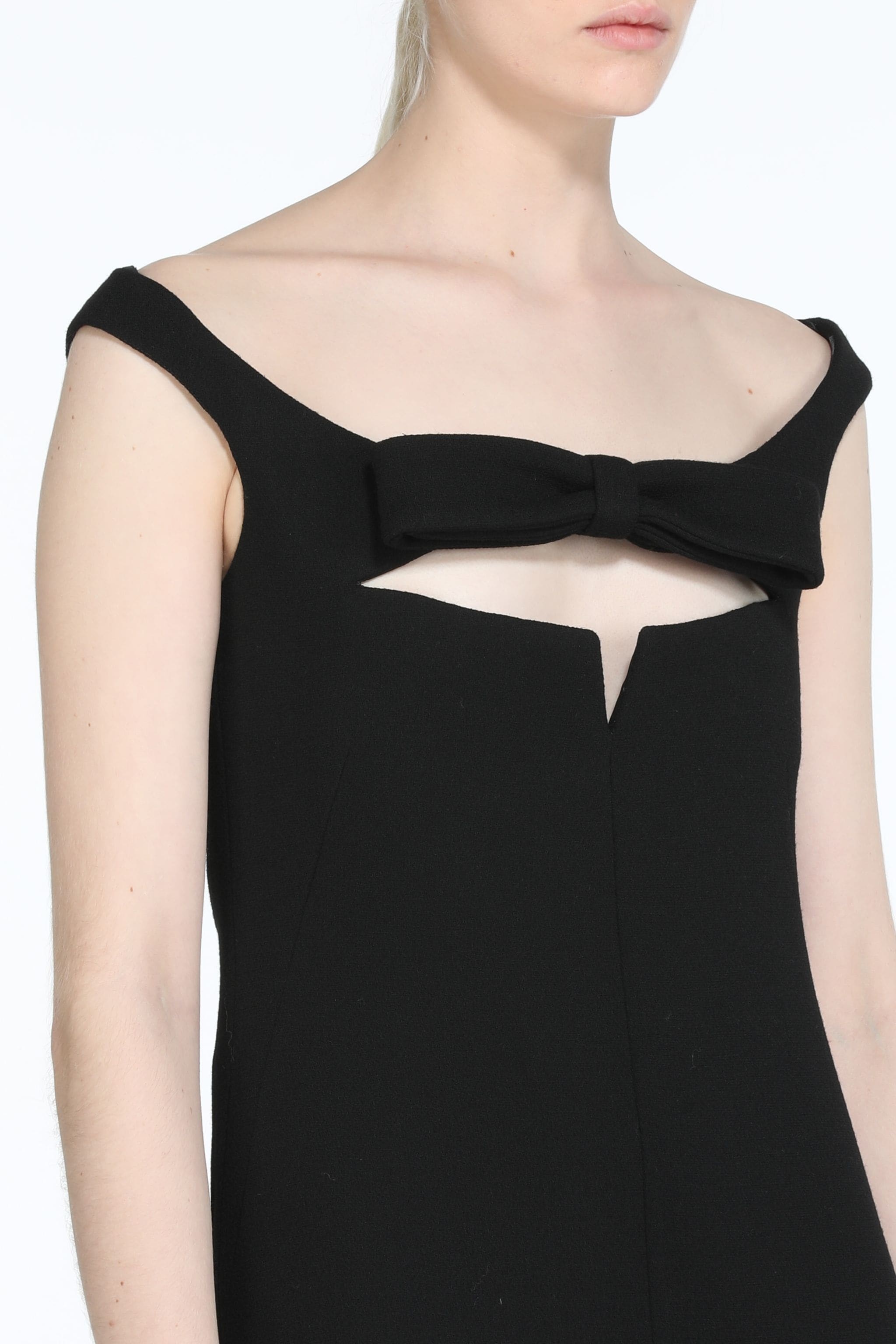 BOW-EMBELLISHED MIDI DRESS - 5