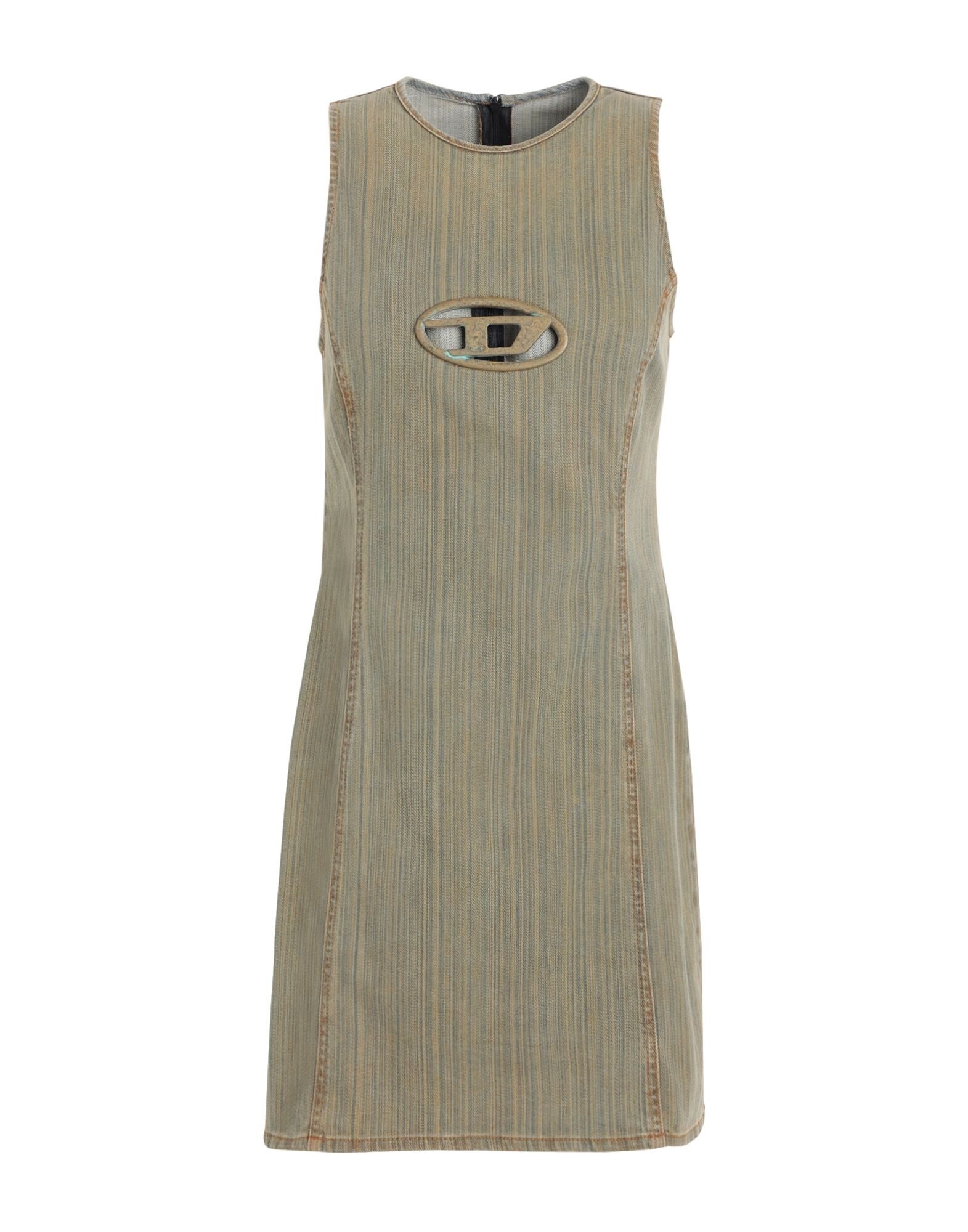 Sage green Women's Denim Dress - 1