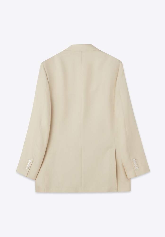 BLAZER 71 CREAM WHITE RAW SILK - 4