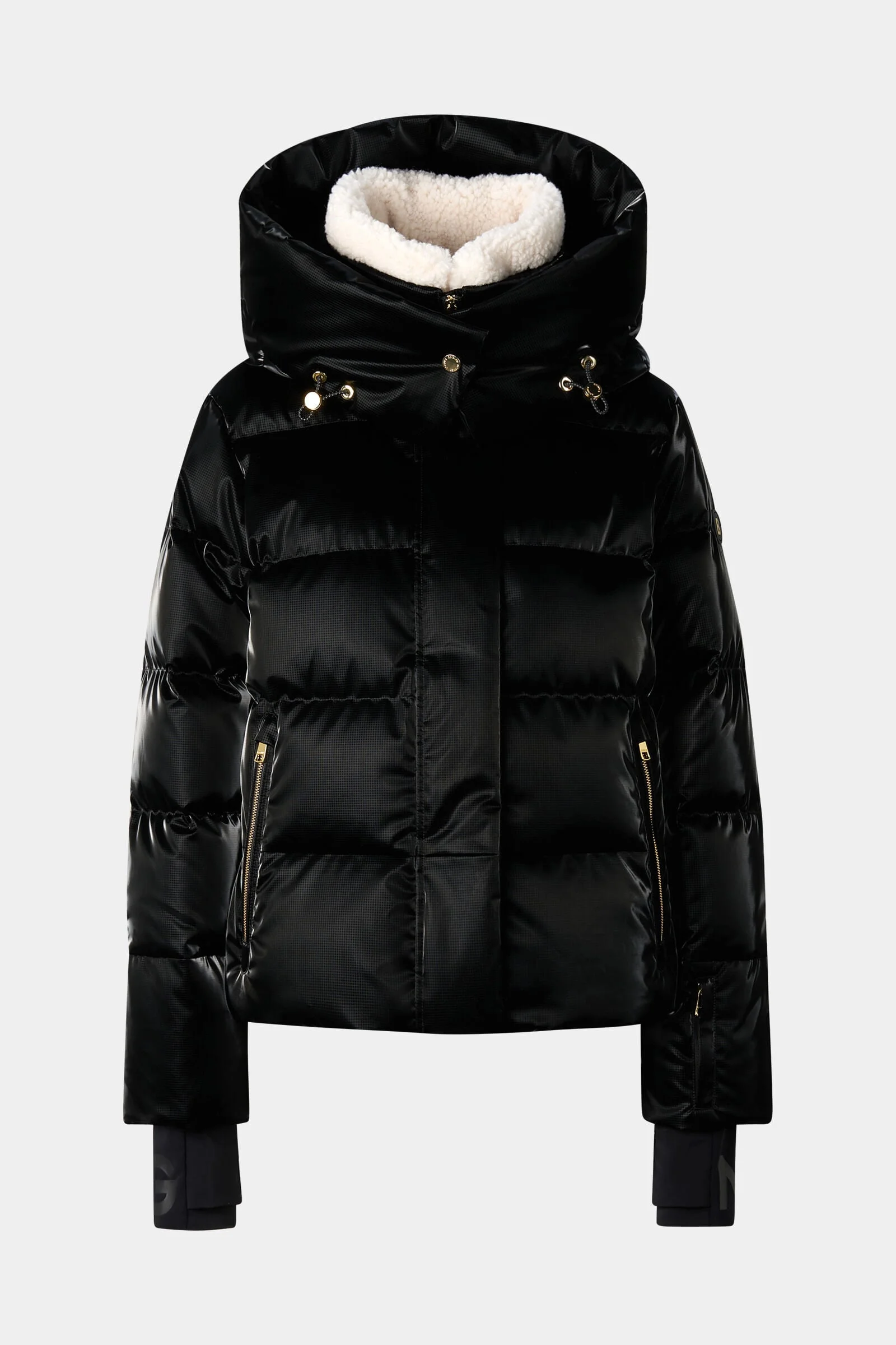 Naia Down Ski Jacket in Black - 1