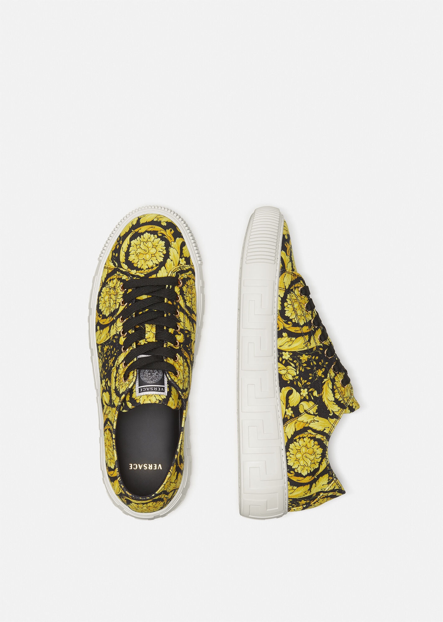 Greca Barocco Print Sneakers - 2