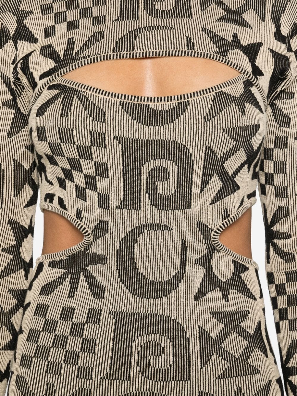 Onika jacquard midi dress - 5
