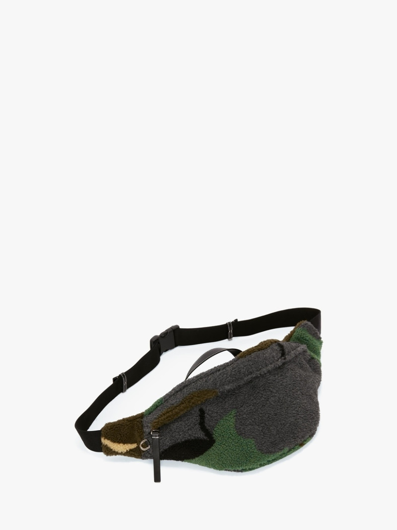 FLEECE BUM BAG WITH APPLE MOTIF 3