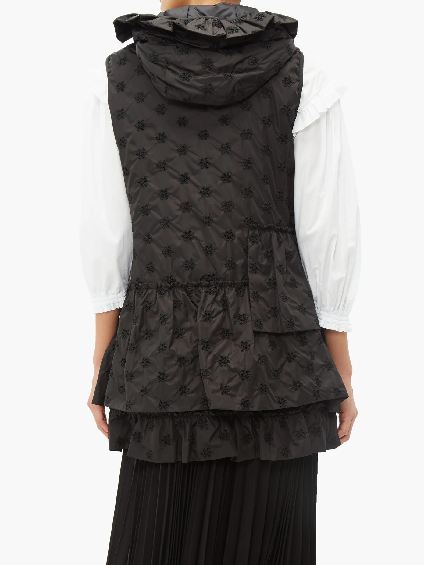 Venus embroidered tiered gilet - 5