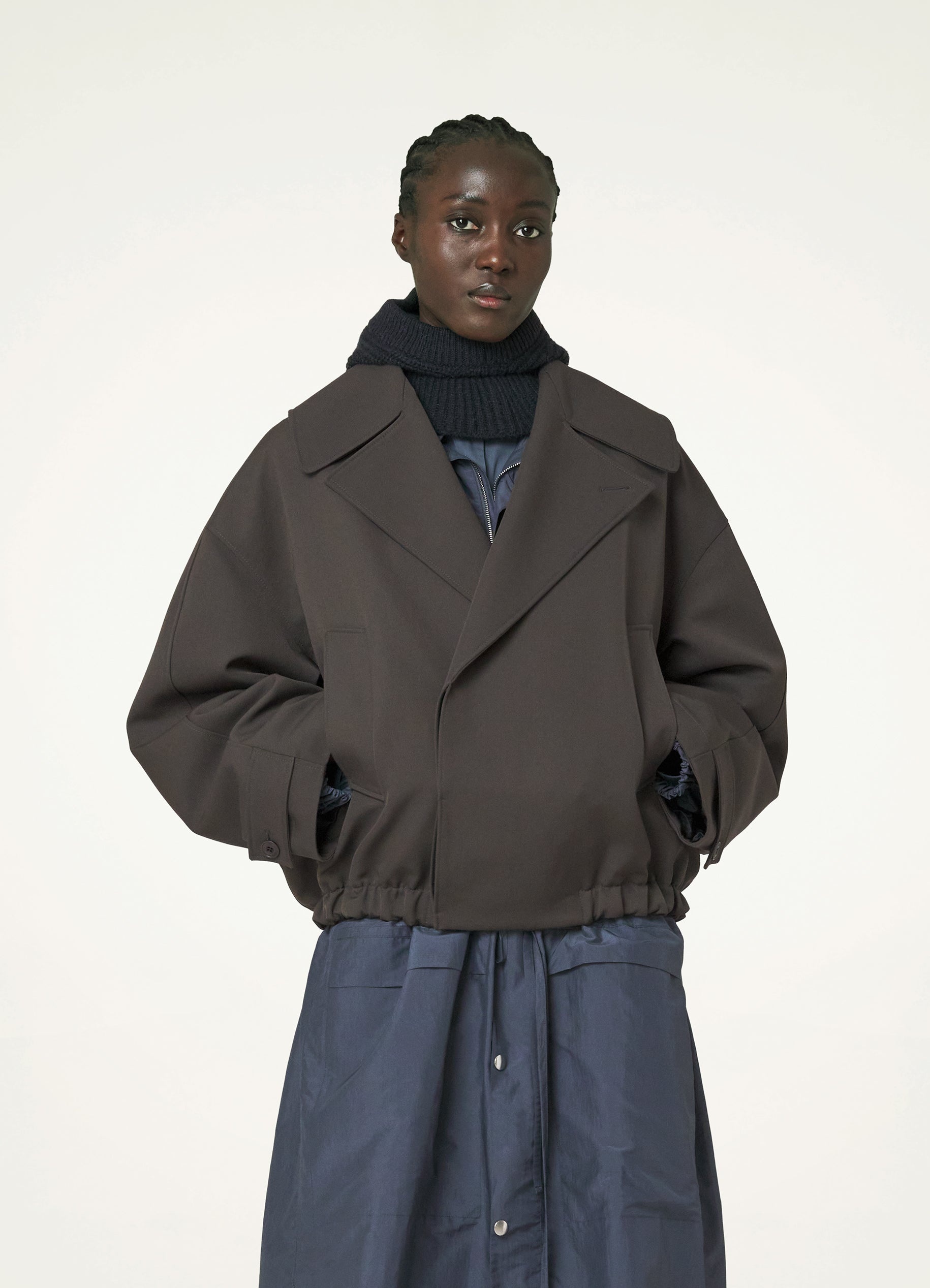 SHORT TRENCH BLOUSON - 5