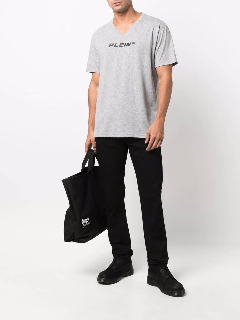 PHILIPP PLEIN V-neck logo-print T-shirt outlook